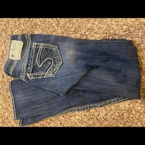 Straight leg jeans